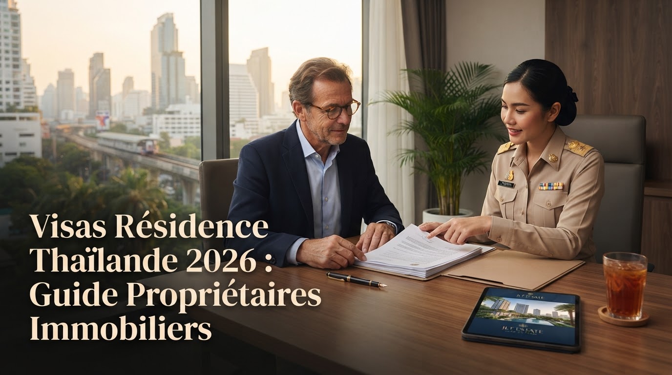 Visas Résidence Thaïlande 2026 : Guide Propriétaires Immobiliers