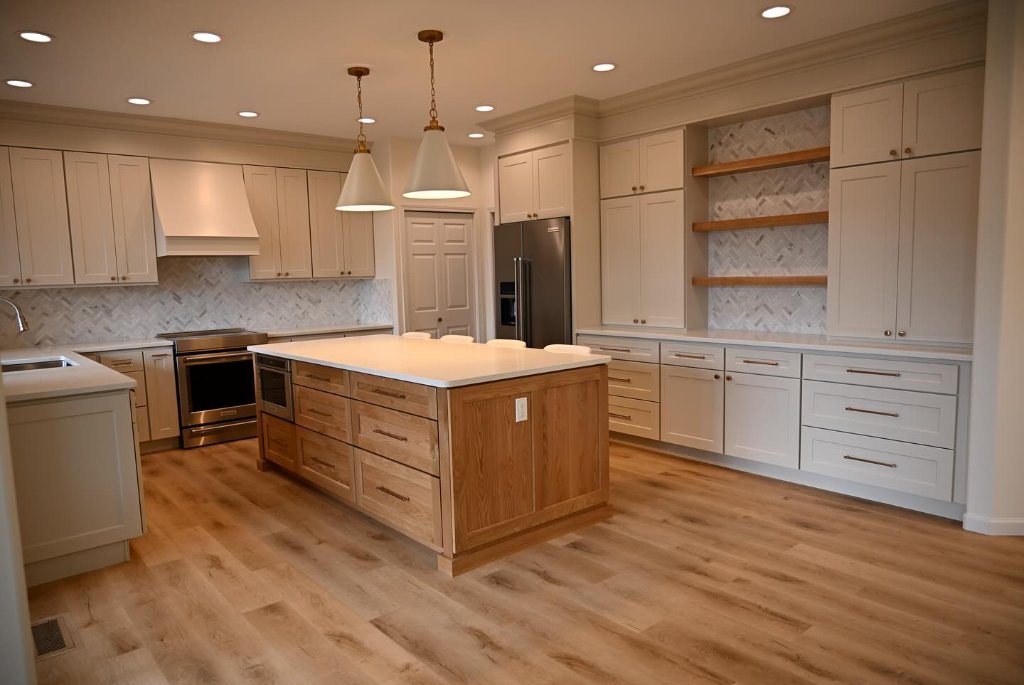 Beautiful modern kitchen remodel by M&P Remodeling
