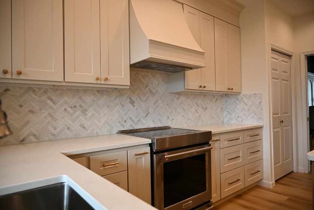 Slate Pathway with River Rock
