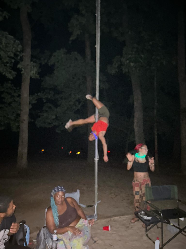 Night vibes at camp
