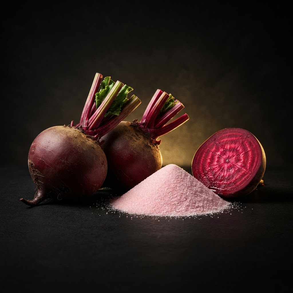 Betaine anhydrous powder with fresh beets