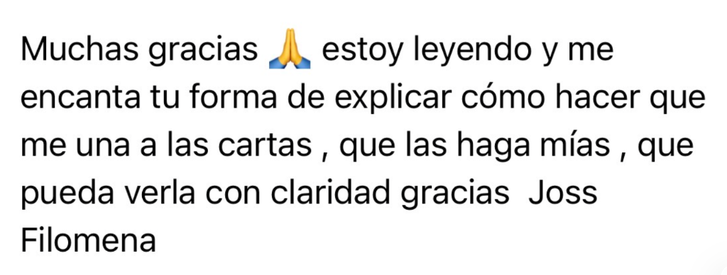 Comentario de Filomena Tarantino