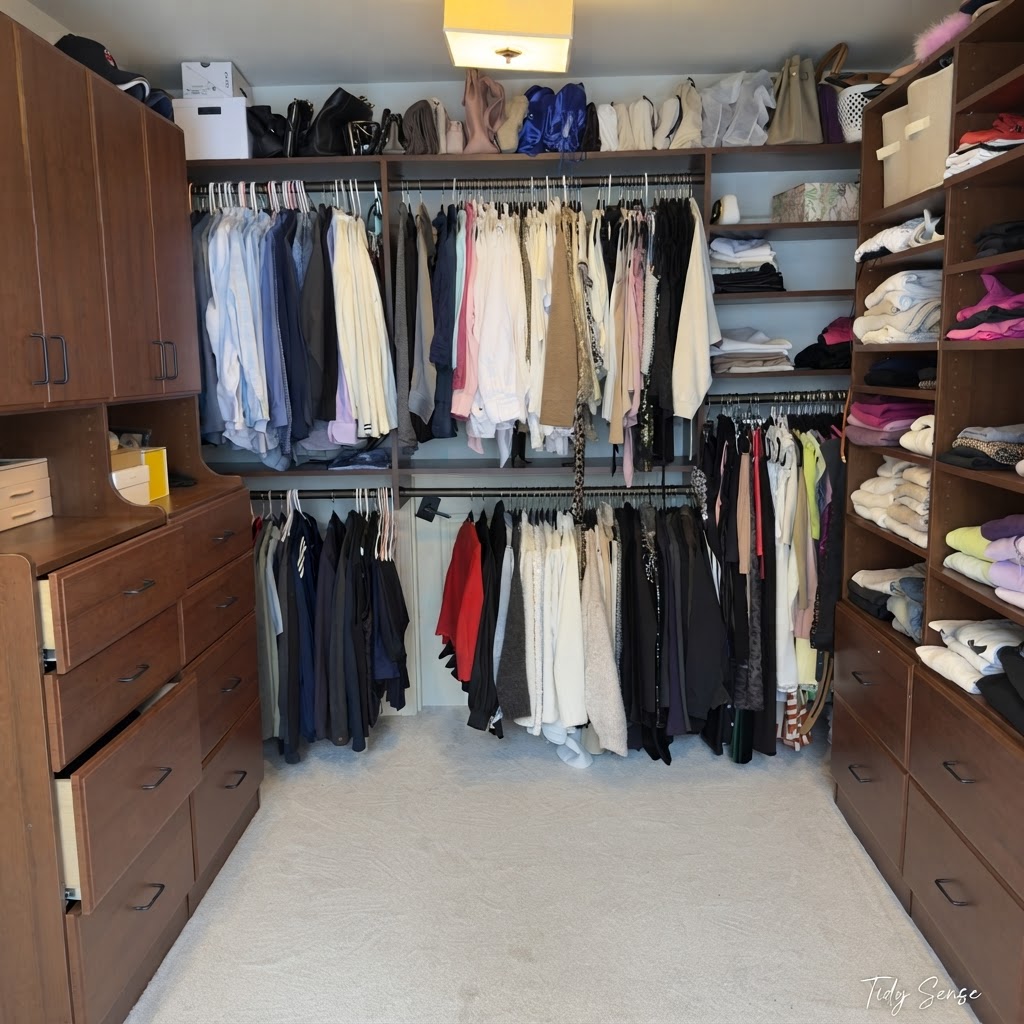 Bellevue Closet after organizing