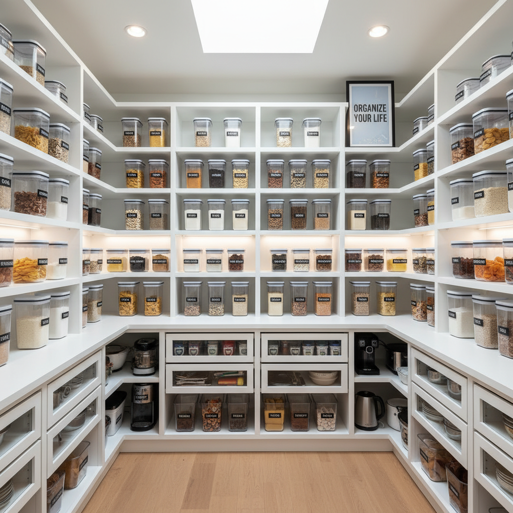 Kitchen Pantry - Uniform container system