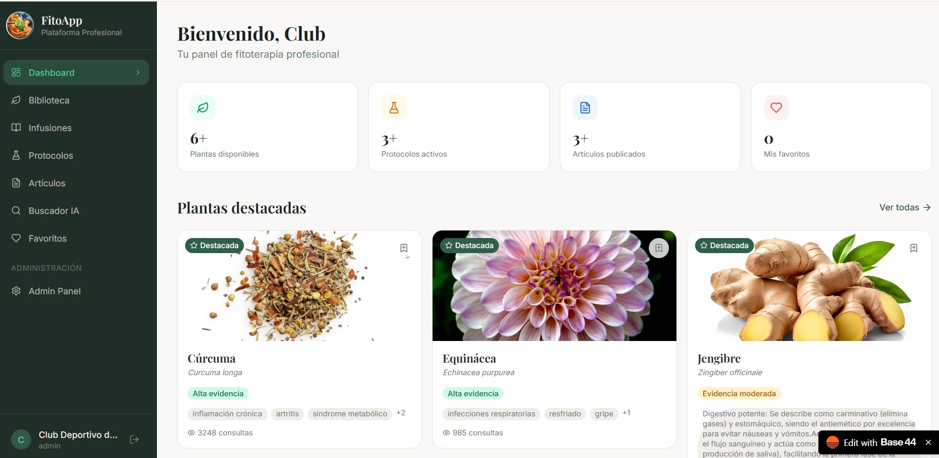 BASE DATOS PLANTAS template preview