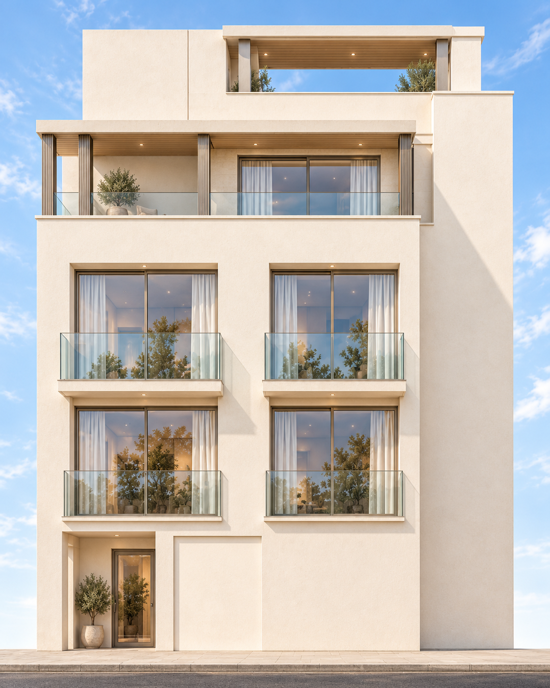Riva Residences facade, Balestrate