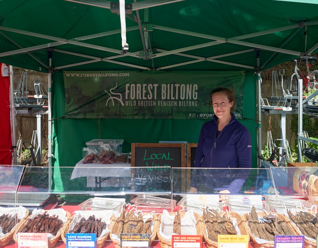 Forest Biltong stall at Blackheath Farmers Market