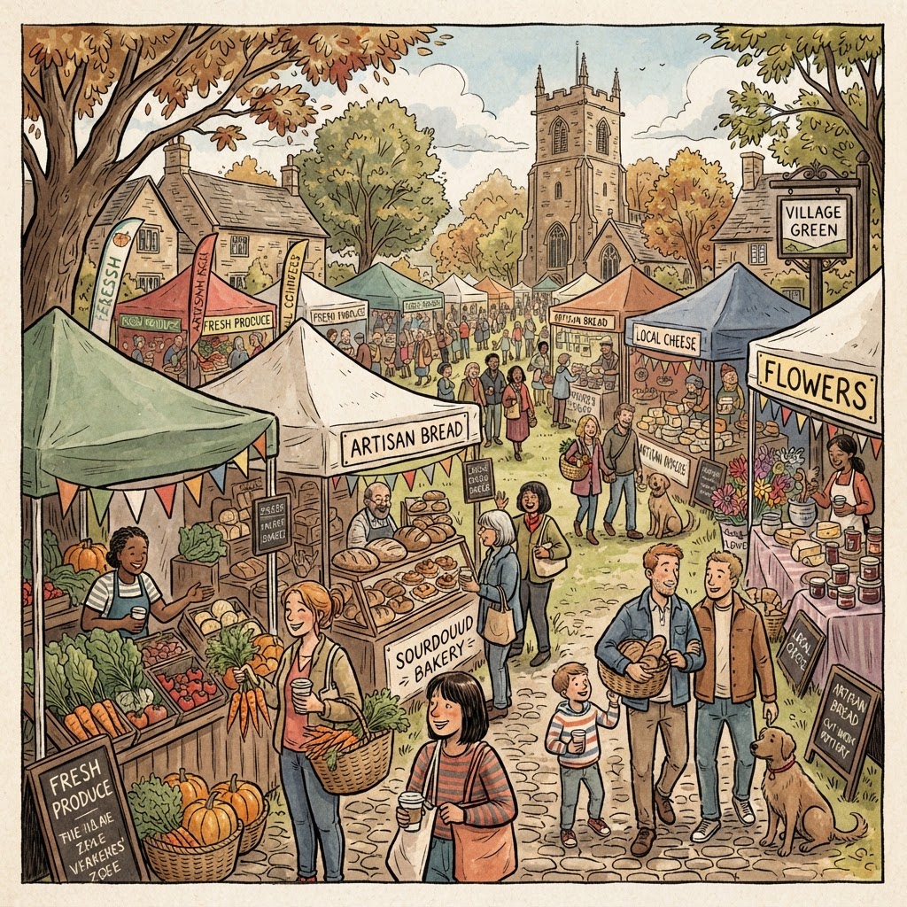 Illustration of Blackheath Farmers Market