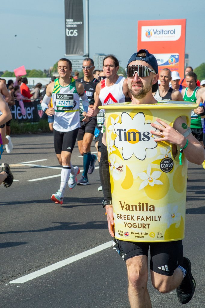 June runner in her 70s competing in the marathon