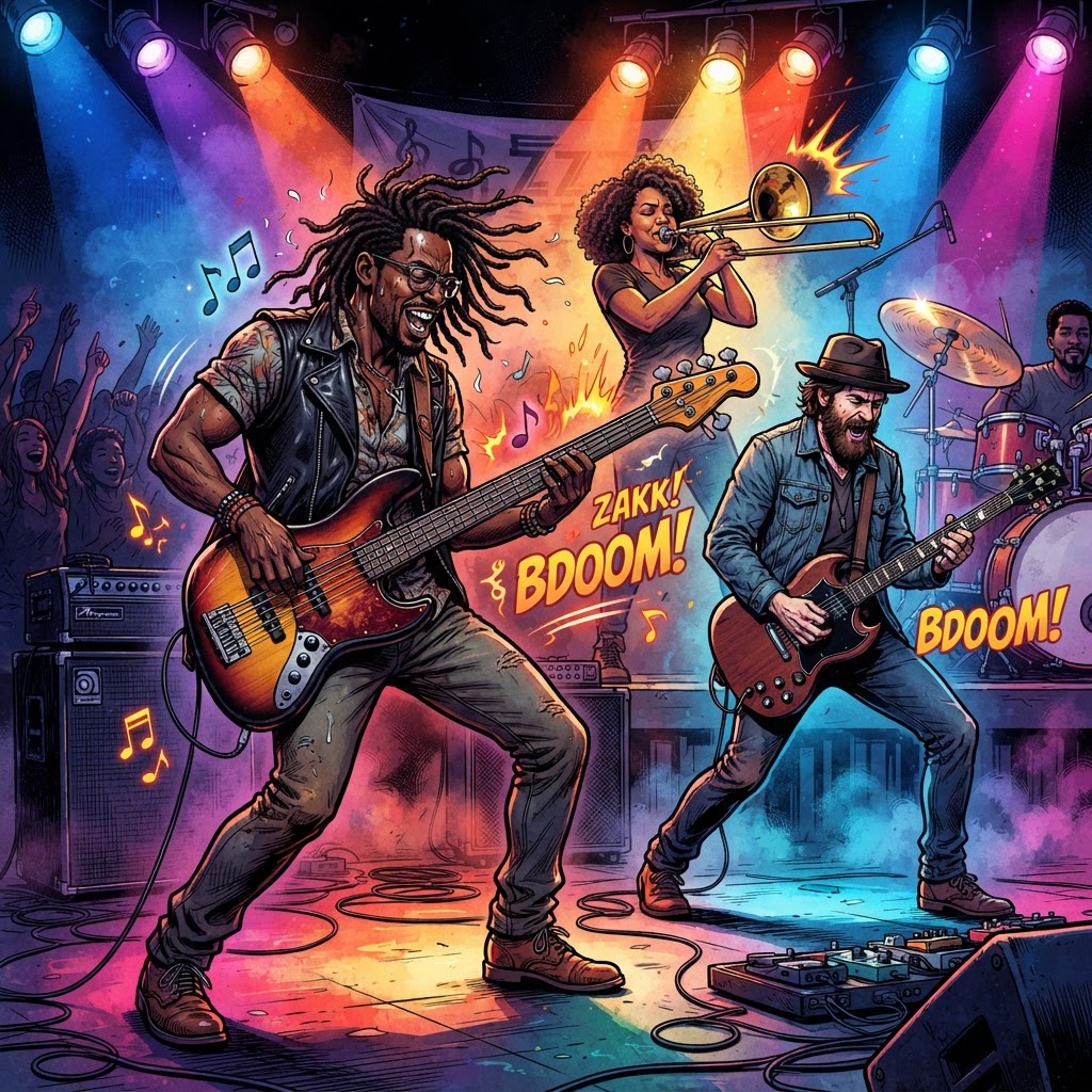 Shez Raja featuring Guthrie Govan & Dennis Rollins