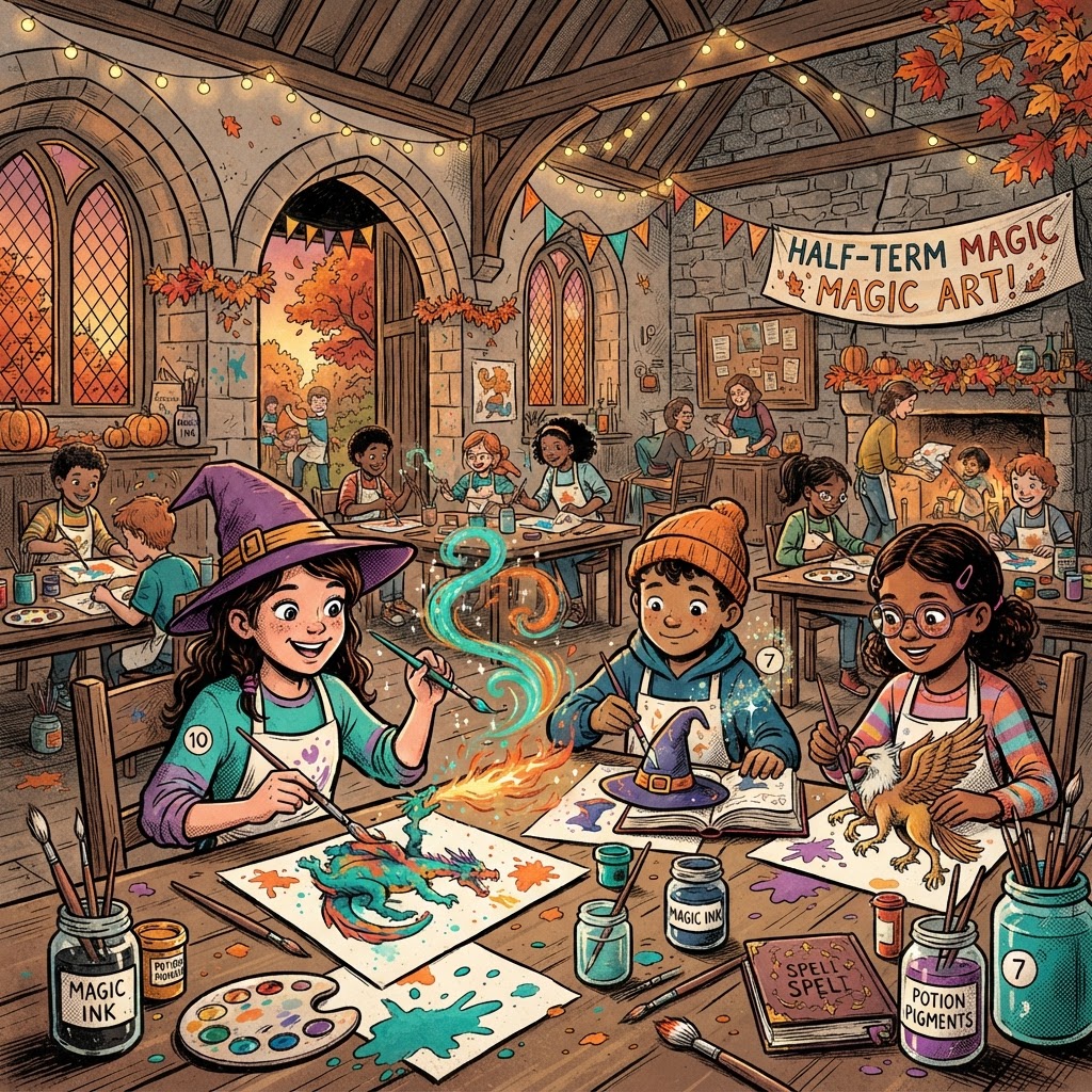 Cygnets Art School: Magic & Mischief October Half Term Workshops (Kingswood Halls)