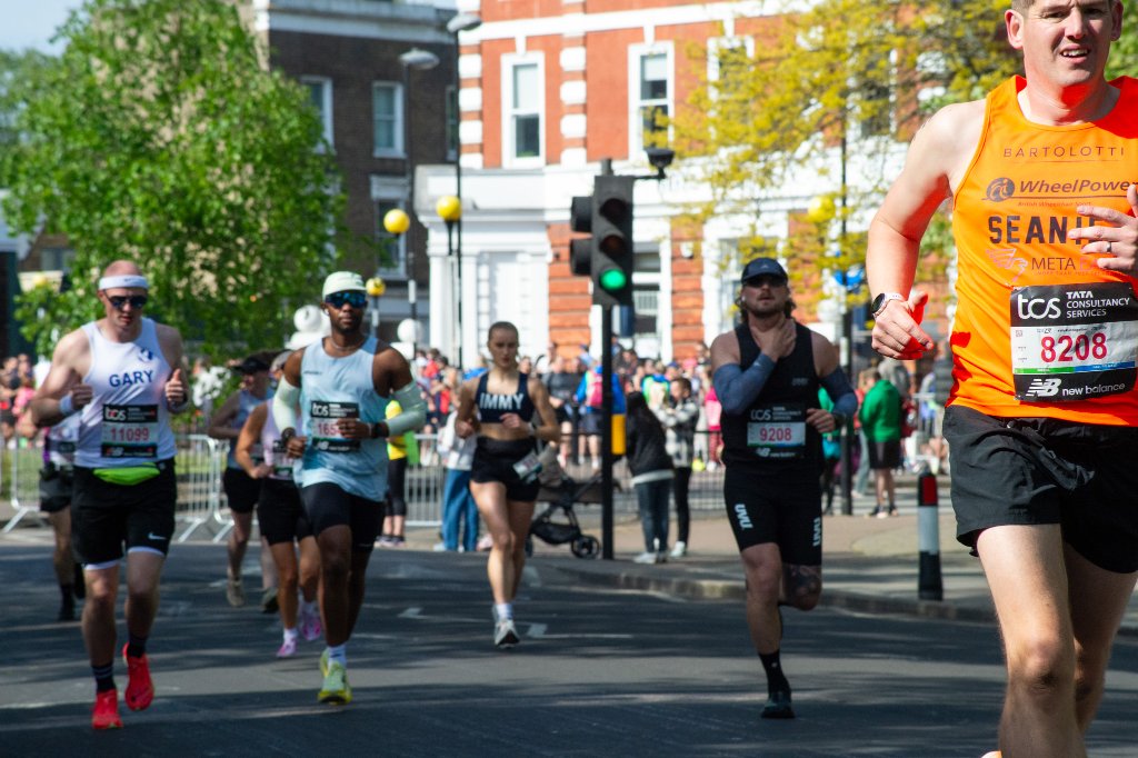 Runner in rhino costume for Save the Rhino