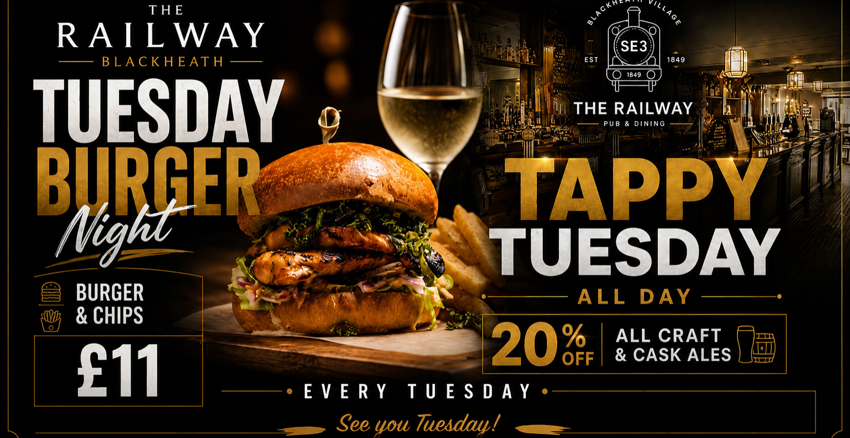 Tuesdays @ The Railway — Tappy Tuesdays