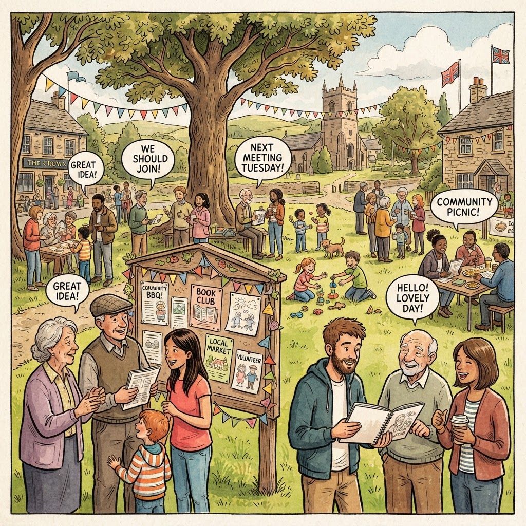 Illustration of the Blackheath Village Square community