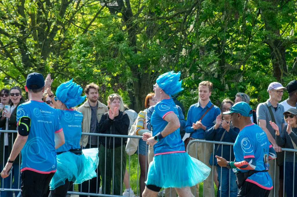 Macmillan Cancer Support volunteers cheering