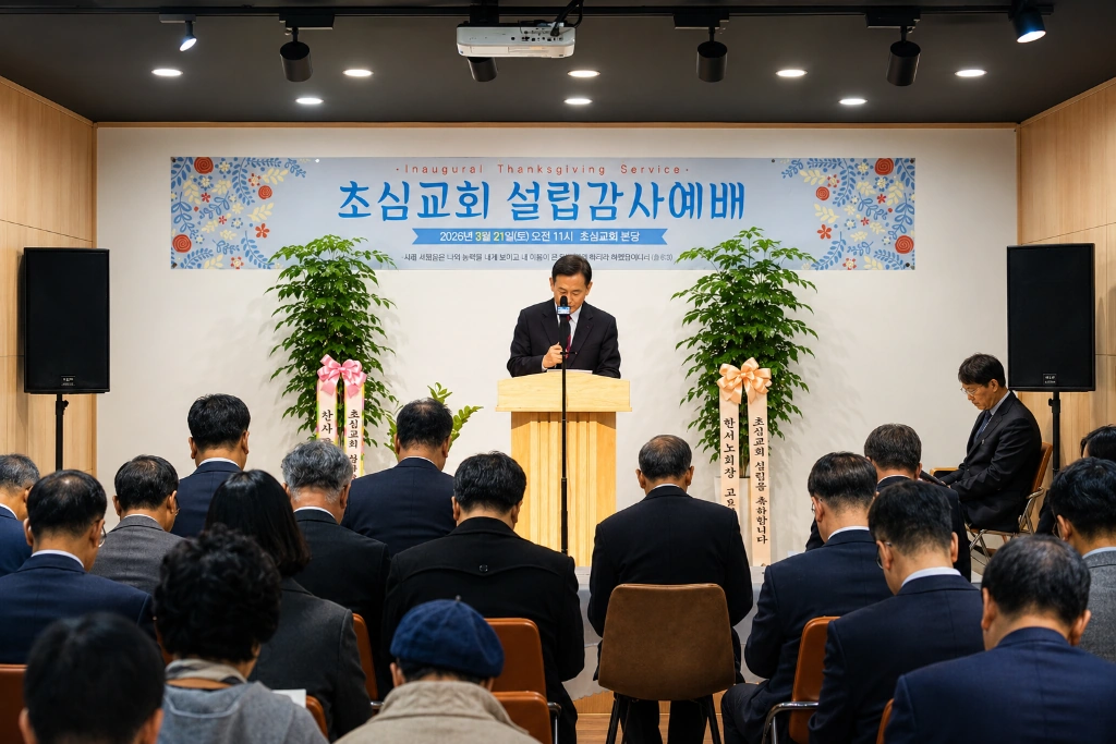 초심교회 전경