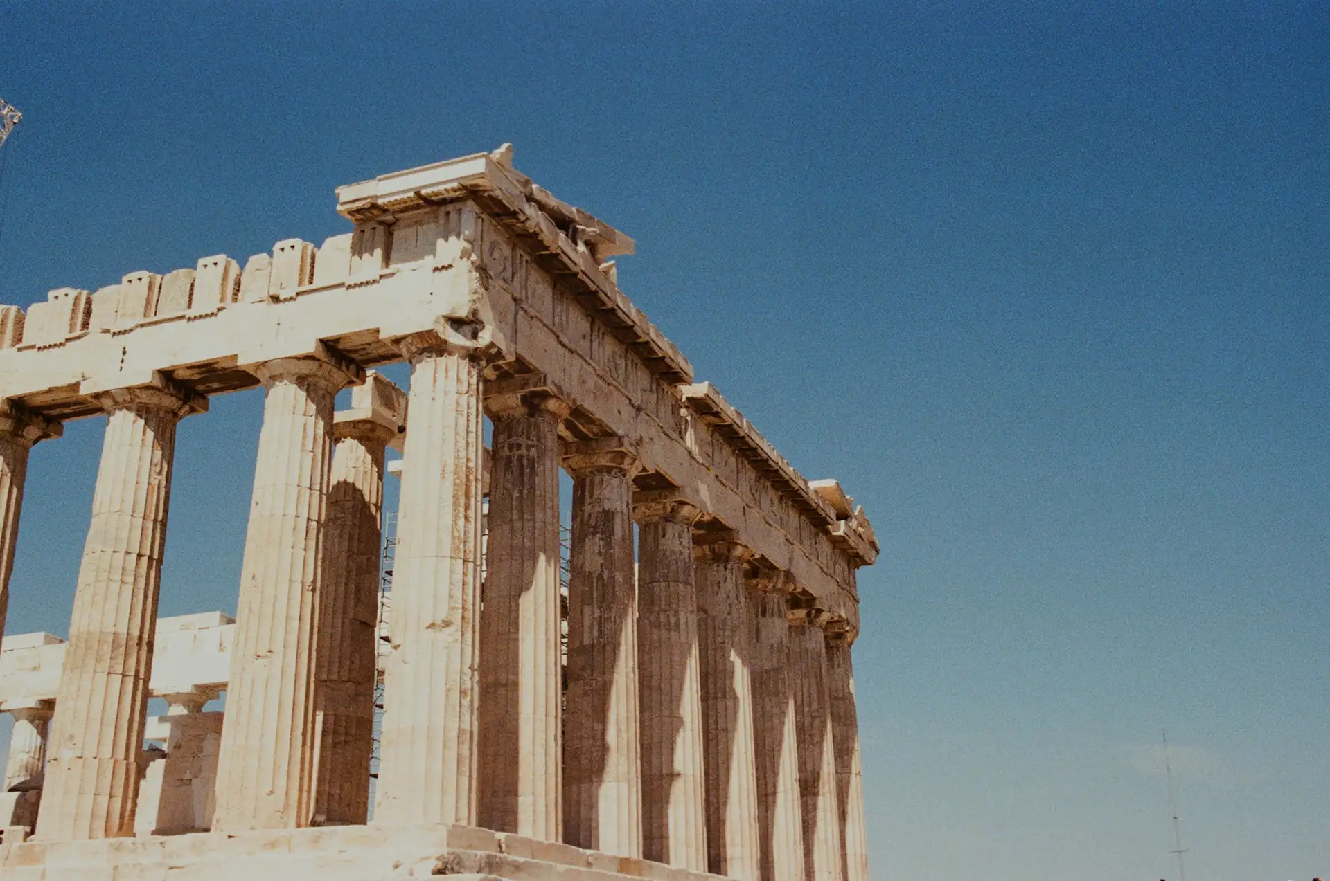 The Parthenon at the Acropolis of Athens