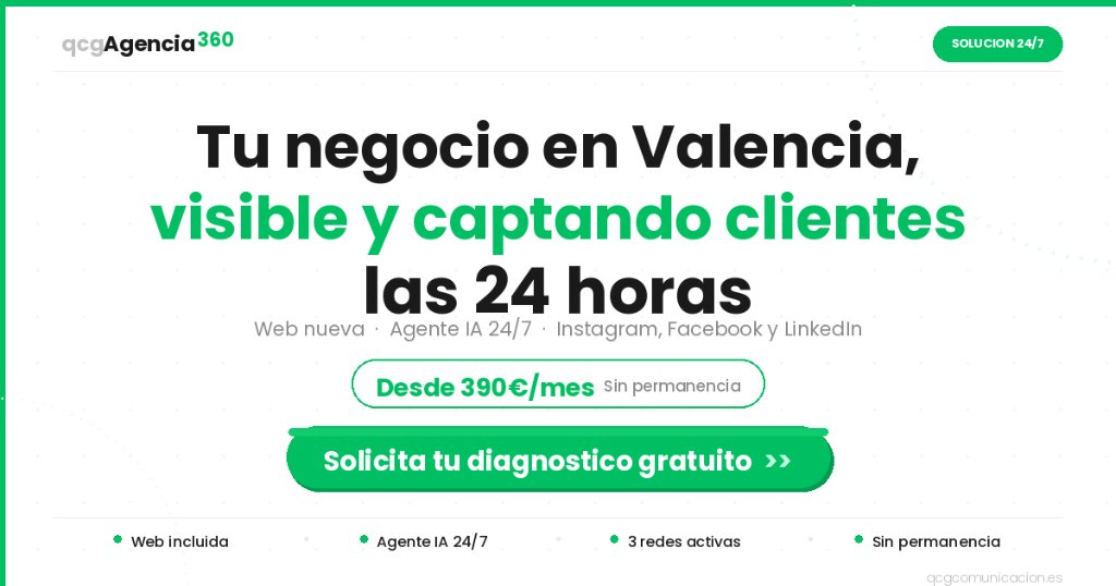 ¿Tu negocio en Valencia es invisible en internet? Esto te está costando clientes cada día (y tiene solución desde 390€/mes)