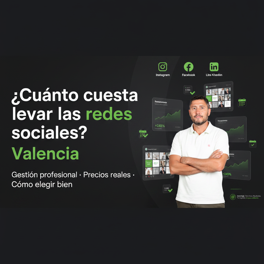 ¿Cuánto cuesta llevar las redes sociales de una empresa en Valencia?