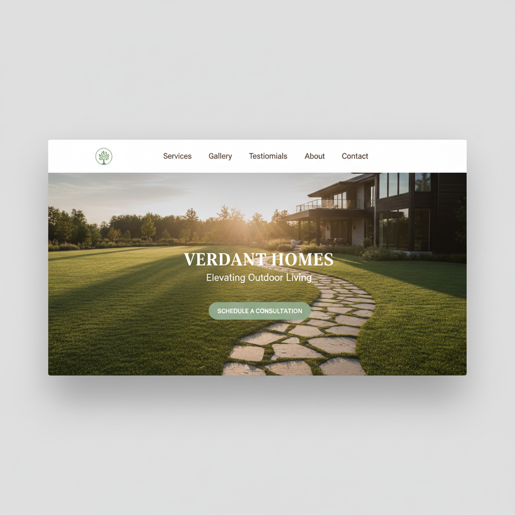 The Oakwood website template preview