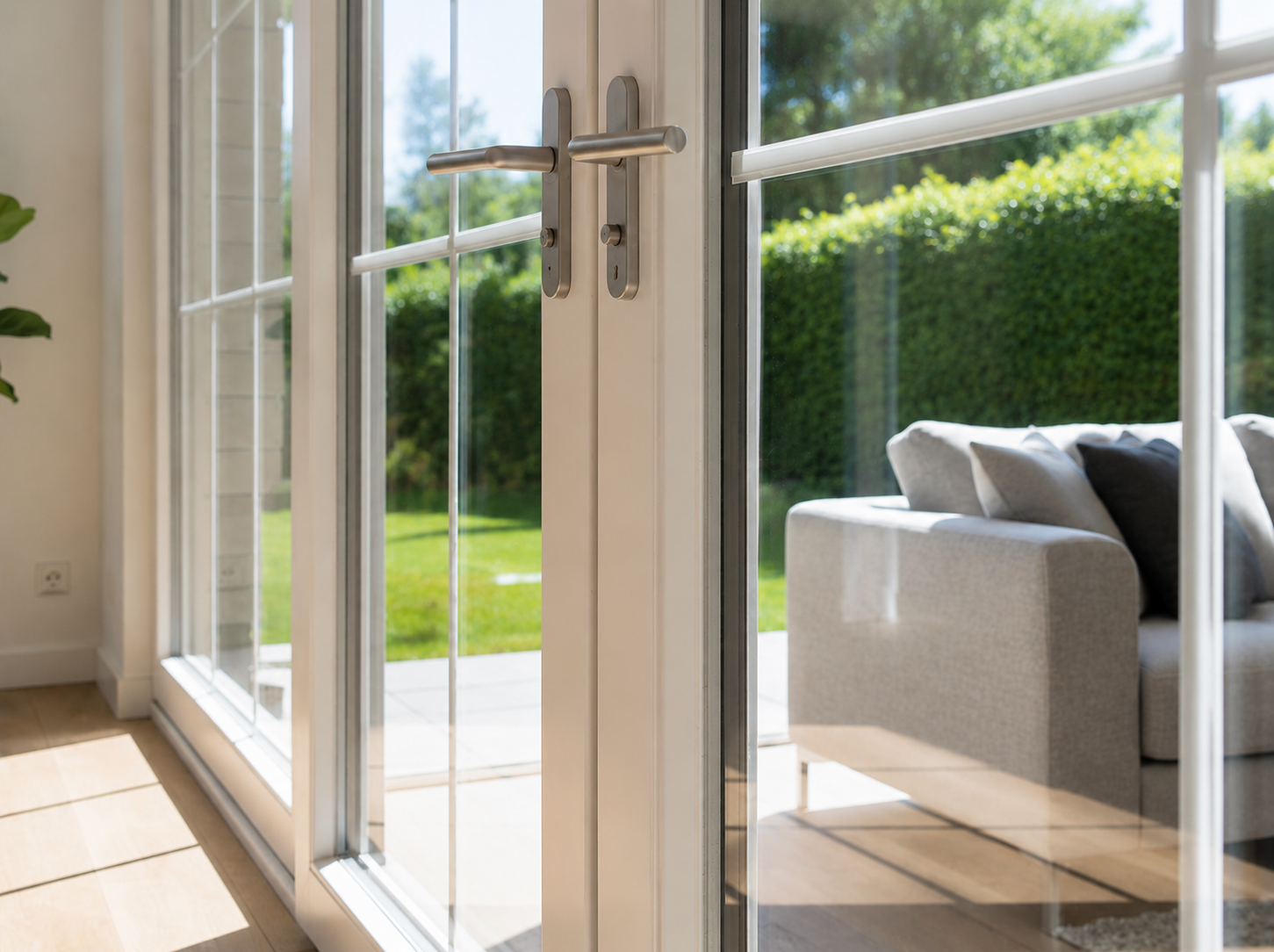Moderne Fenstermontage