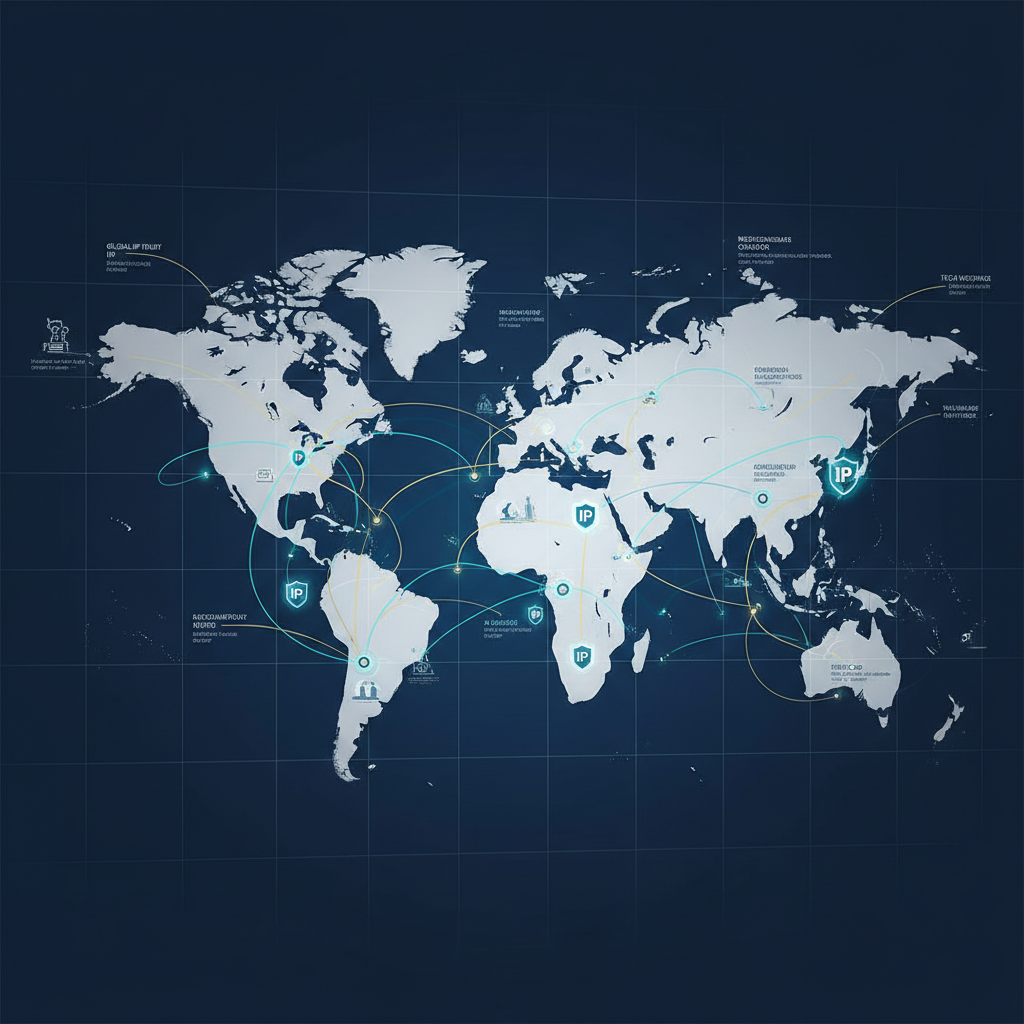 Global innovation ecosystem connected through IP trust infrastructure