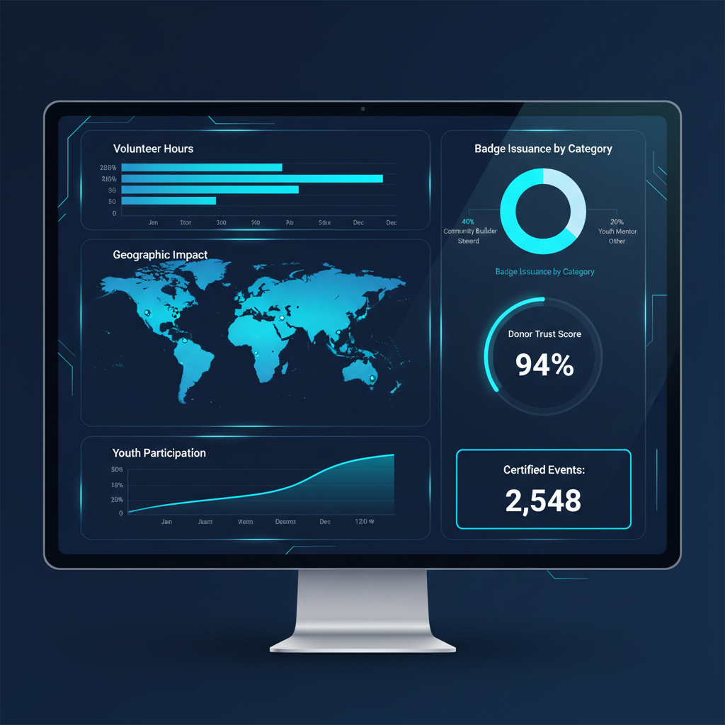 AI impact analytics dashboard for not-for-profit organizations