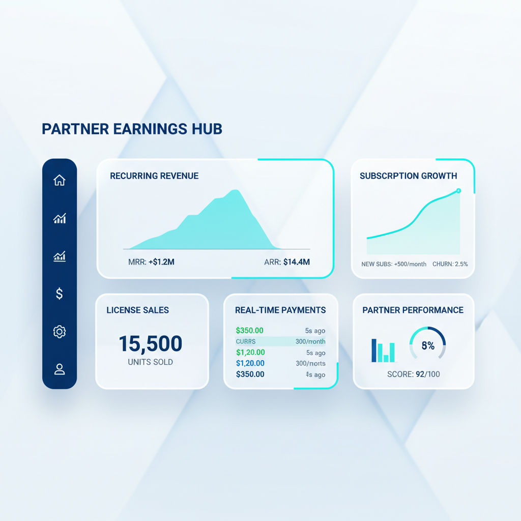 Partner earnings dashboard