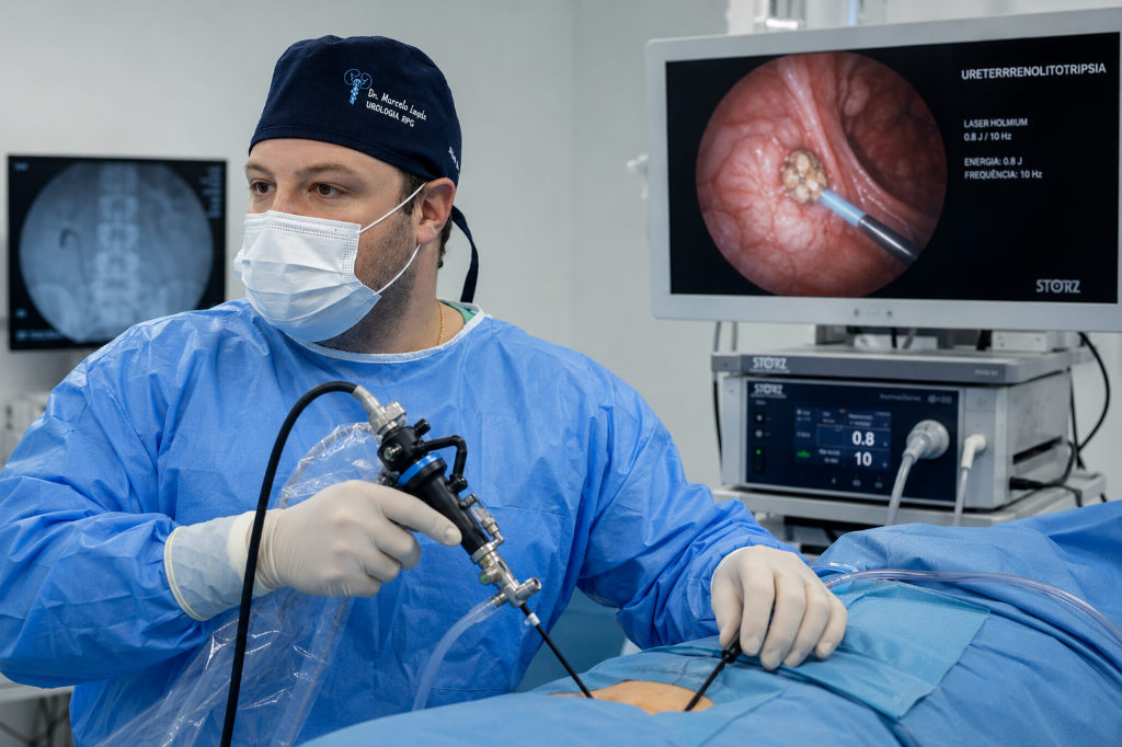 Cirurgia a laser para cálculo renal