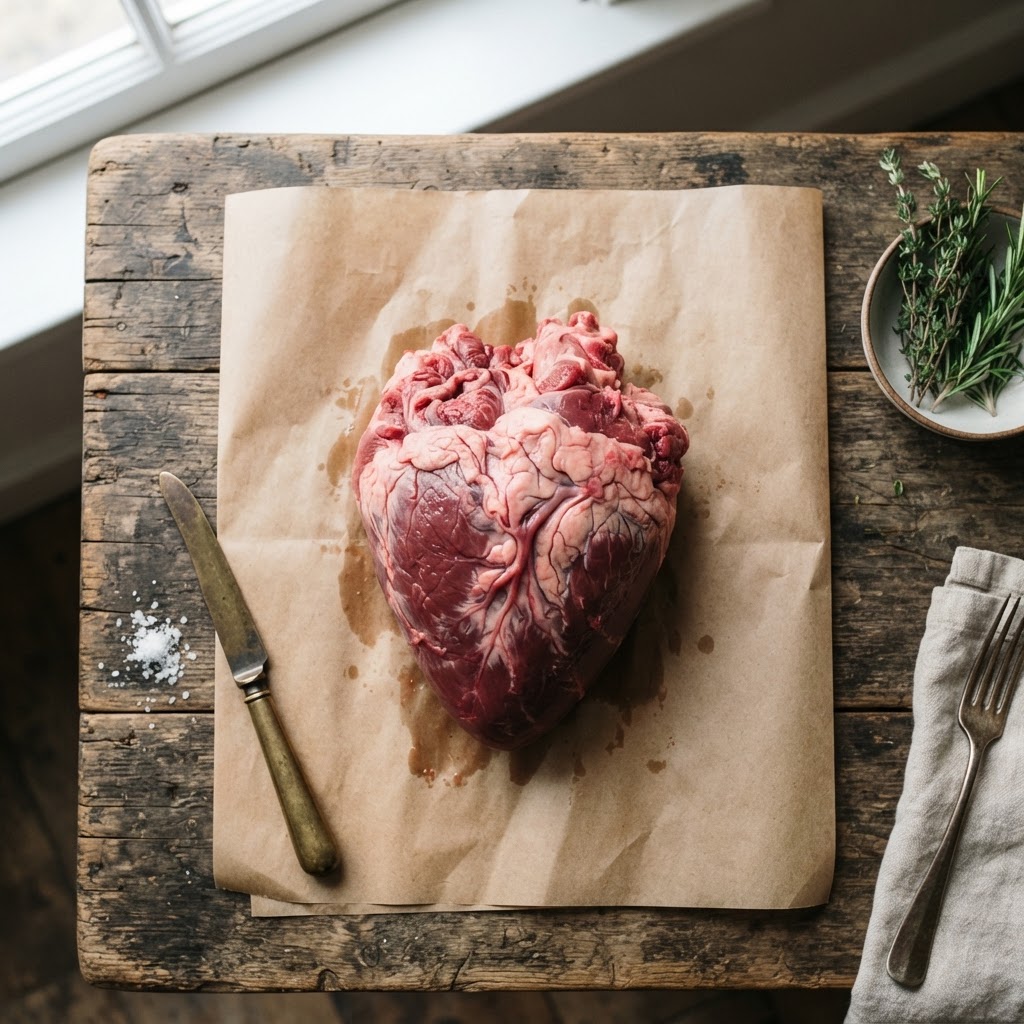 100% Grass-Fed & Finished Beef Heart (500g)
