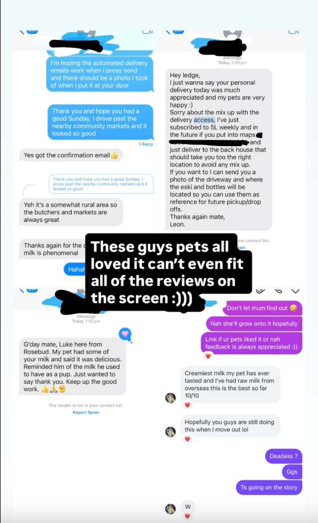 Customer proof