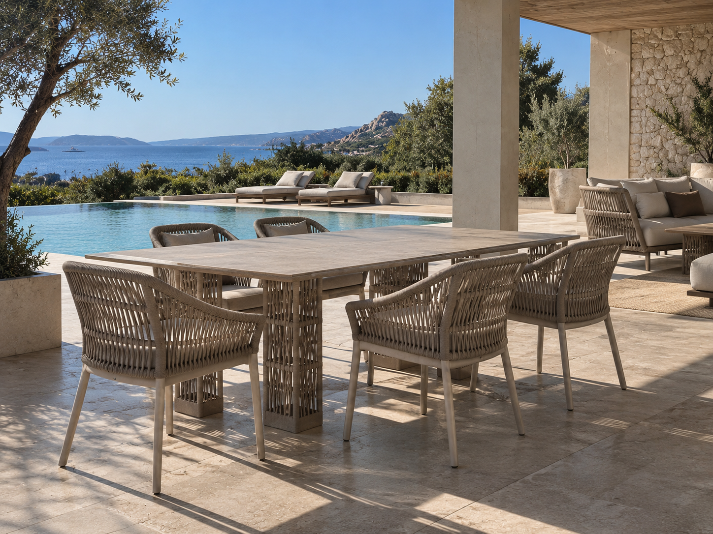 Cala collection — bespoke outdoor furniture by Petralis