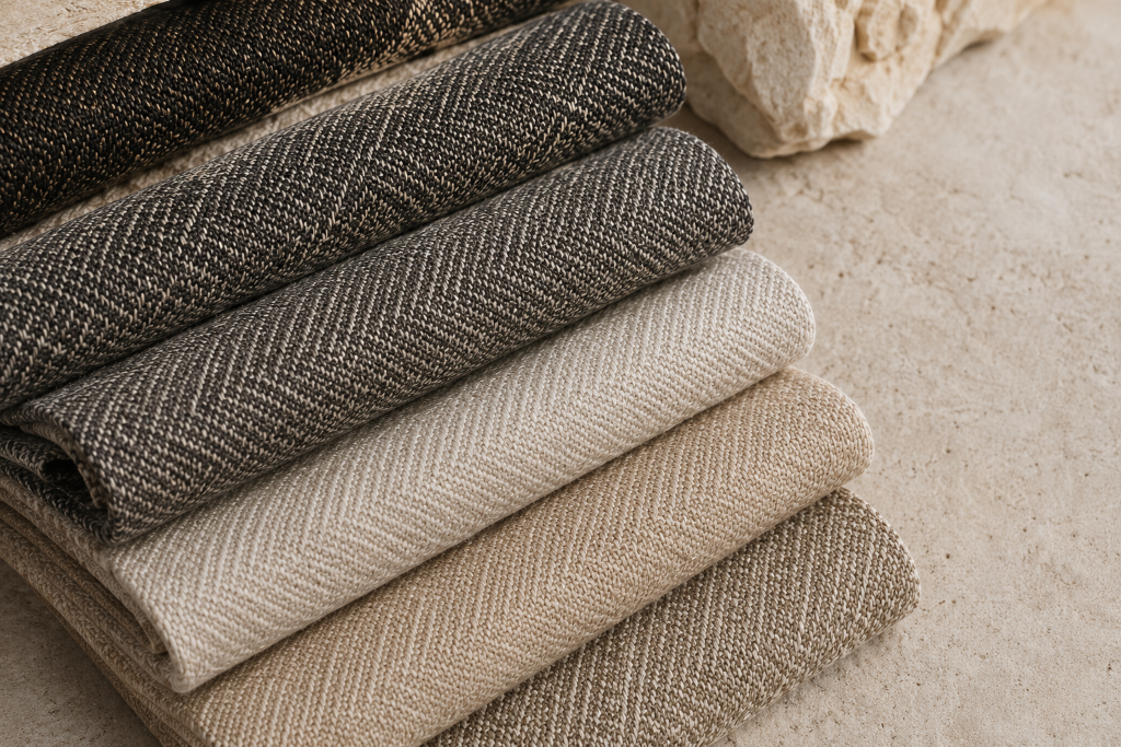 Petralis fabric and material finishes for bespoke furniture