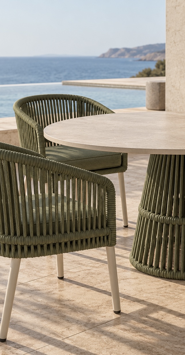 Nivo collection — bespoke outdoor furniture by Petralis