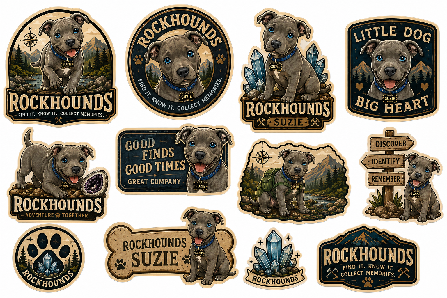 Suzie sticker collection