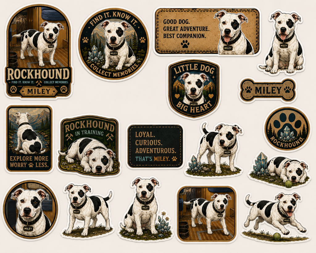 Miley sticker collection
