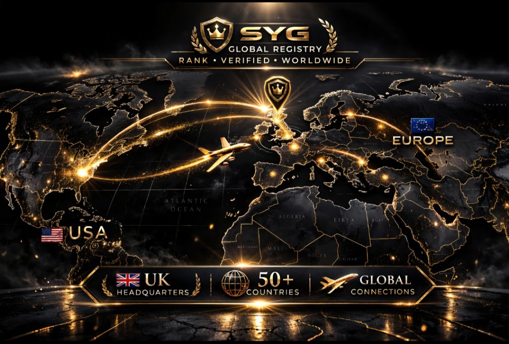 SYG Global Registry - Rank Verified Worldwide