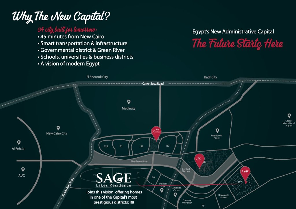 SAGE Location – New Capital Map