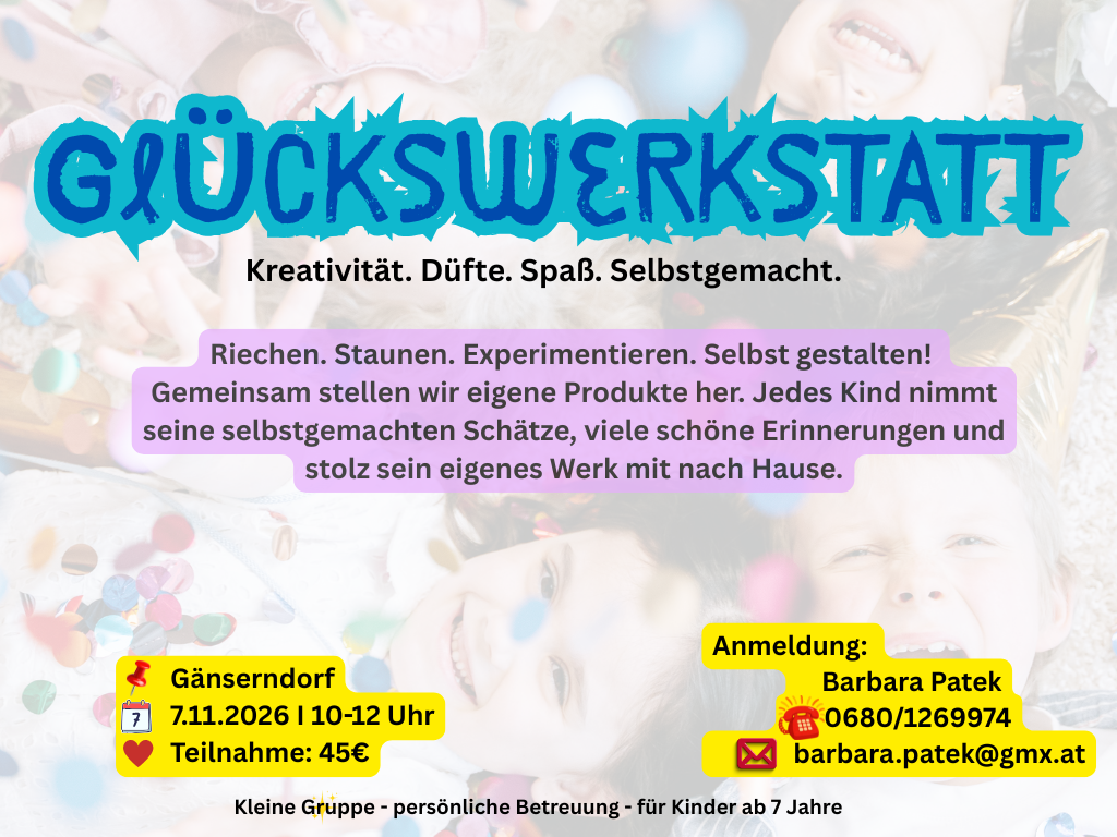 GLÜCKSWERKSTATT – Kreativität. Düfte. Spaß. Selbstgemacht.