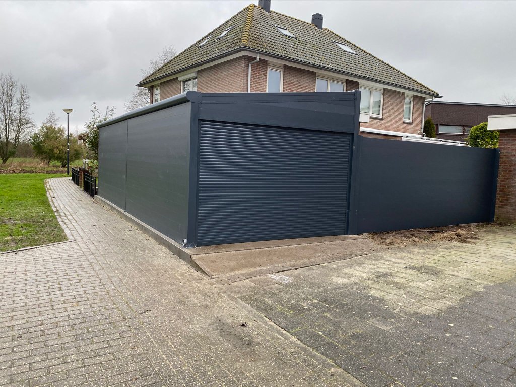 Overkapping met garage
