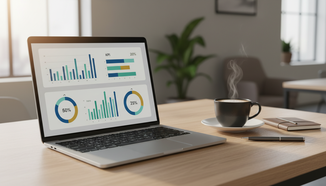 Dashboard moderne de gestion d'entreprise