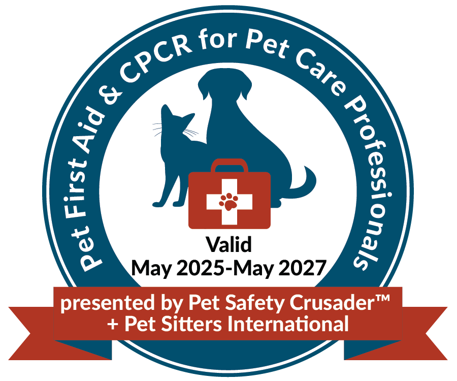 Pet First Aid & CPCR for Pet Care Professionals, valid May 2025 to May 2027
