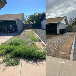 Driveway weed removal