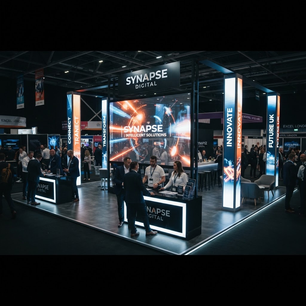 Conference stage with LED video wall