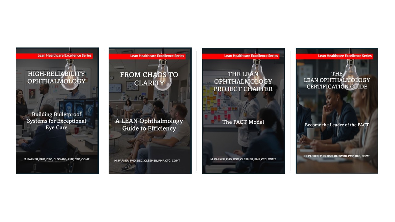 Lean Healthcare Excellence Series book covers
