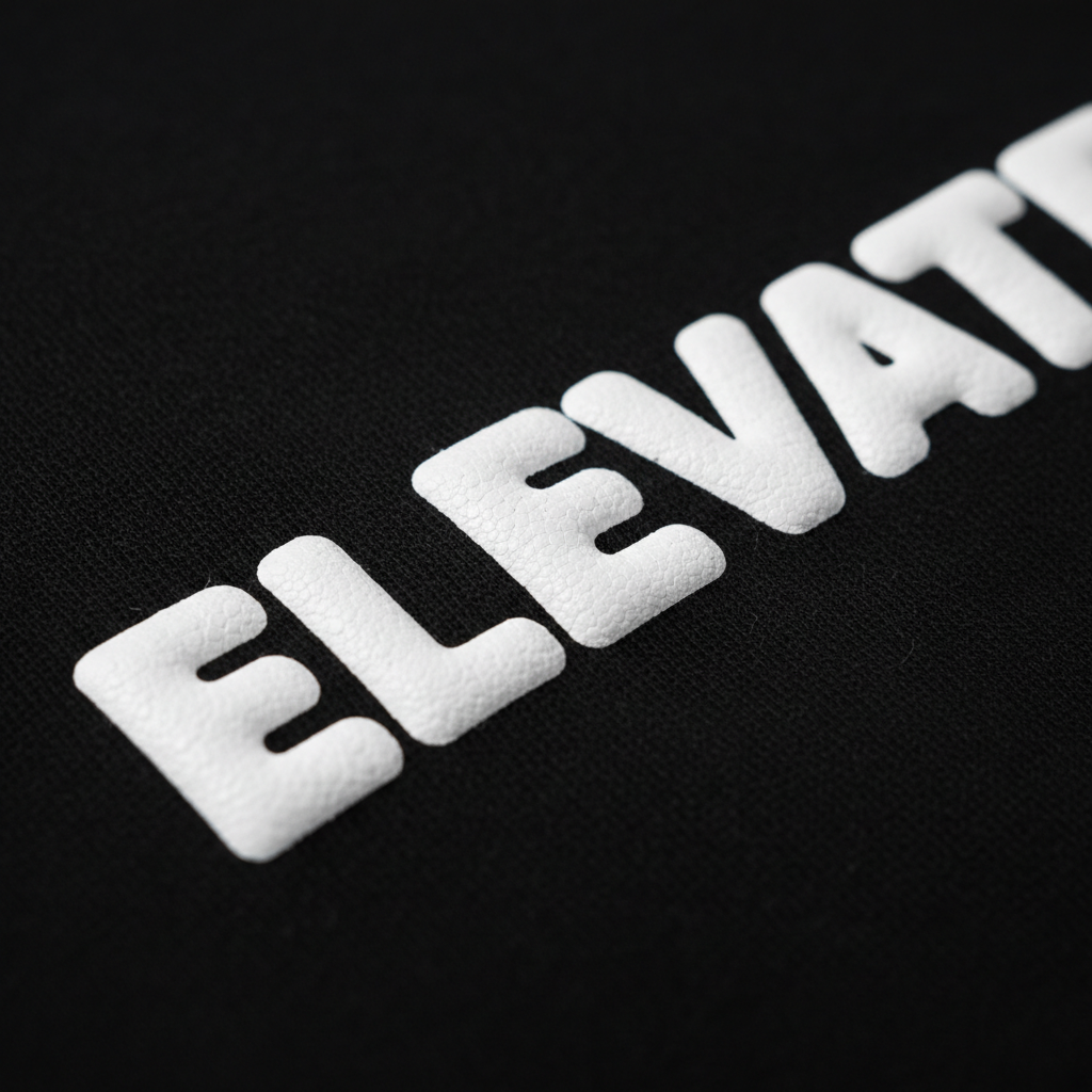 Puff Printing — DenimByte custom apparel service