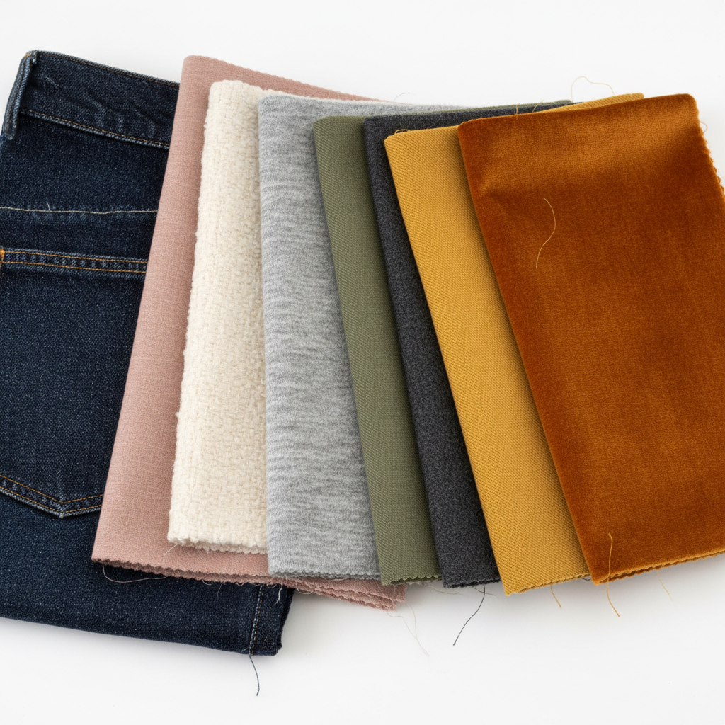 Fabric Selection — DenimByte custom apparel service