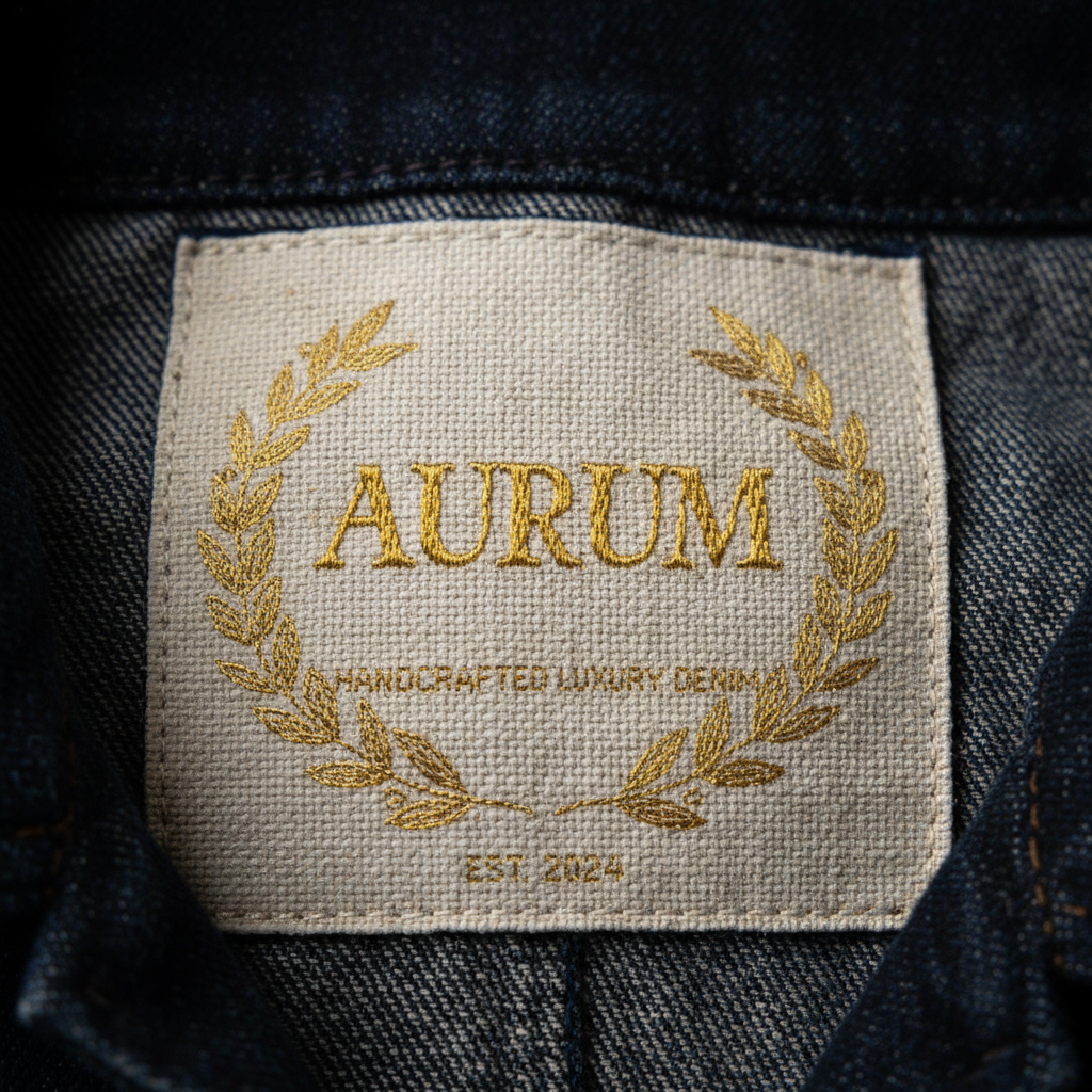 Custom Neck Labels — DenimByte custom apparel service