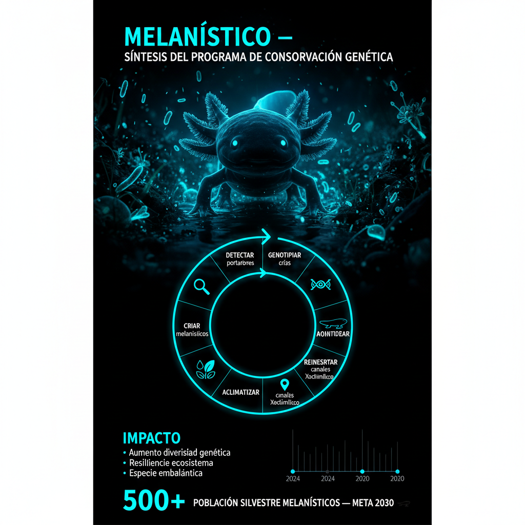 Síntesis — Programa Completo de Conservación Genética Melanístico