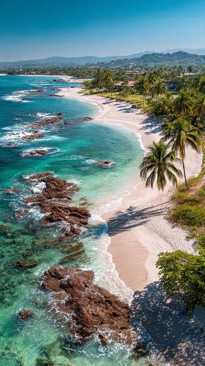 Vista aérea de Playa Las Cocinas, Punta de Mita, Nayarit